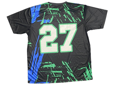 Sports Shirt | Black & Green - Image 3