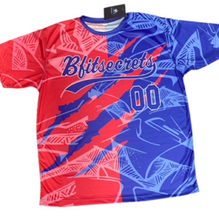 Sports Shirt | Red & Blue