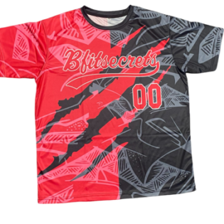 Sports Shirt | Red & Black